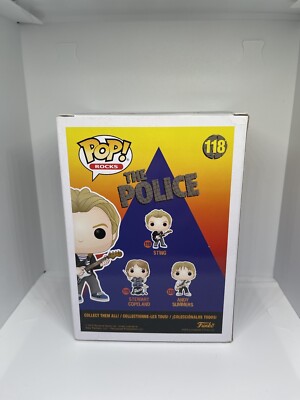Funko Pop! Rocks The Police Sting #118 Vinyl Figure Collectible