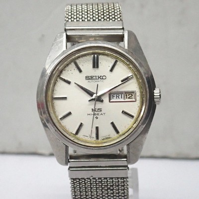 [A4R] Seiko King Seiko 5626 7000 White Dial Vintage Automatic Watch [v6w]