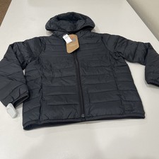 Gap Kids Recycled Lightweight PrimaLoft Puffer Jacket Black M