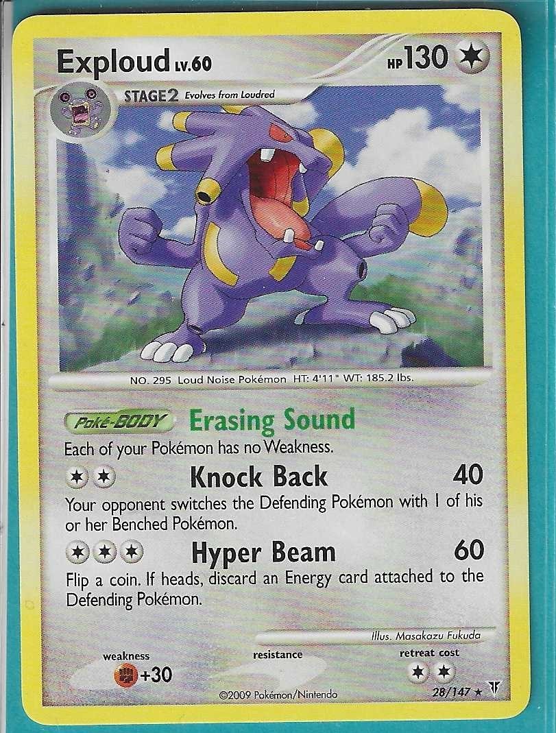 Pokemon Supreme Victors "Exploud" 28/147 X1