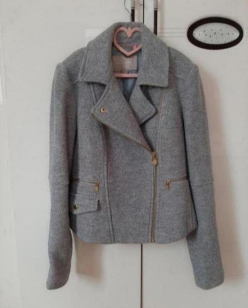Women Banana Republic Jacket Grey 32 / XXS / 40