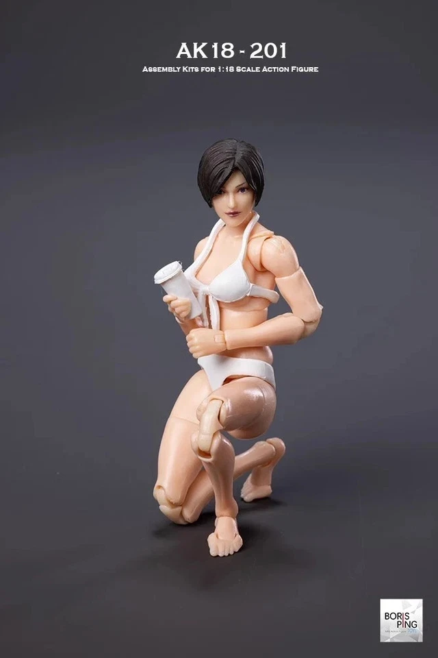 BorisPing AK18-201 1/18 Scale Bikini Female Soldier Action Figure Set - Image 3 of 4