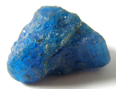 SMALL NATURAL BLUE APATITE PIECE  2.8 x 1.8 cms 11.19 gms - supress appetite #21