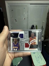 2008 Upper Deck Emulation Dual Relic Kobe Bryant Dominique Wilkins Game Jersey