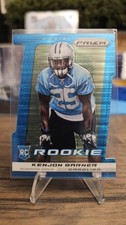 2013 Panini Prizm Kenjon Barner /15 Die-Cut Light Blue Pulsar RC Rookie Panthers
