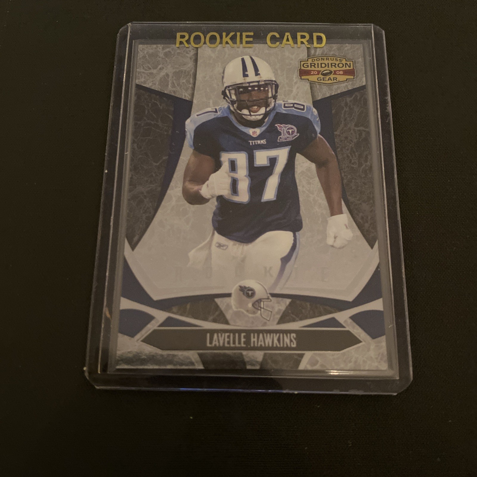 Lavelle Hawkins Donruss Gridiron Gear #160 Base