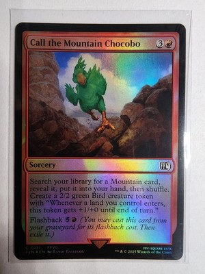 Call the Mountain Chocobo C 0131 Final Fantasy Foil