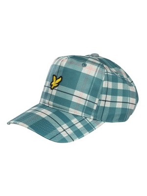 Lyle & Scott Herren Bedruckte Tartan-Kappe, Grün