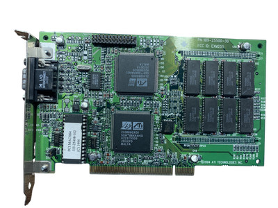 ATI Graphics PRO Turbo MACH64 GX 2MB PCI VGA 109-25500-30 EXM255 1994