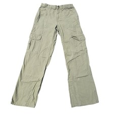 EUC Aeropostale Utility Cargo Pants Women M 30x30 Green Retro Relaxed Y2K