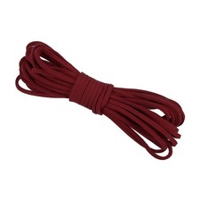 5.5 Yards x 3mm Faux Suede Leather Cord for Beading, Burgundy