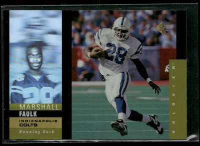 1995 SP #7 Marshall Faulk Indianapolis Colts Holoviews Football Card