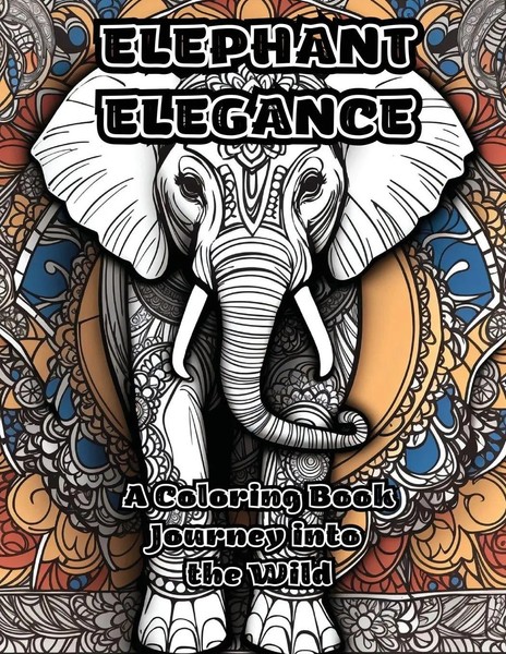 ColorZen | Elephant Elegance | Taschenbuch | Englisch (2023) | ColorZen-image