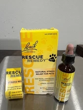 Bach RESCUE REMEDY Dropper Natural Stress Relief 0.7 fl oz 20mL exp 12/28