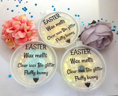 Jelly Clear Wax Melts Osterei Hase & Glitzer Duft