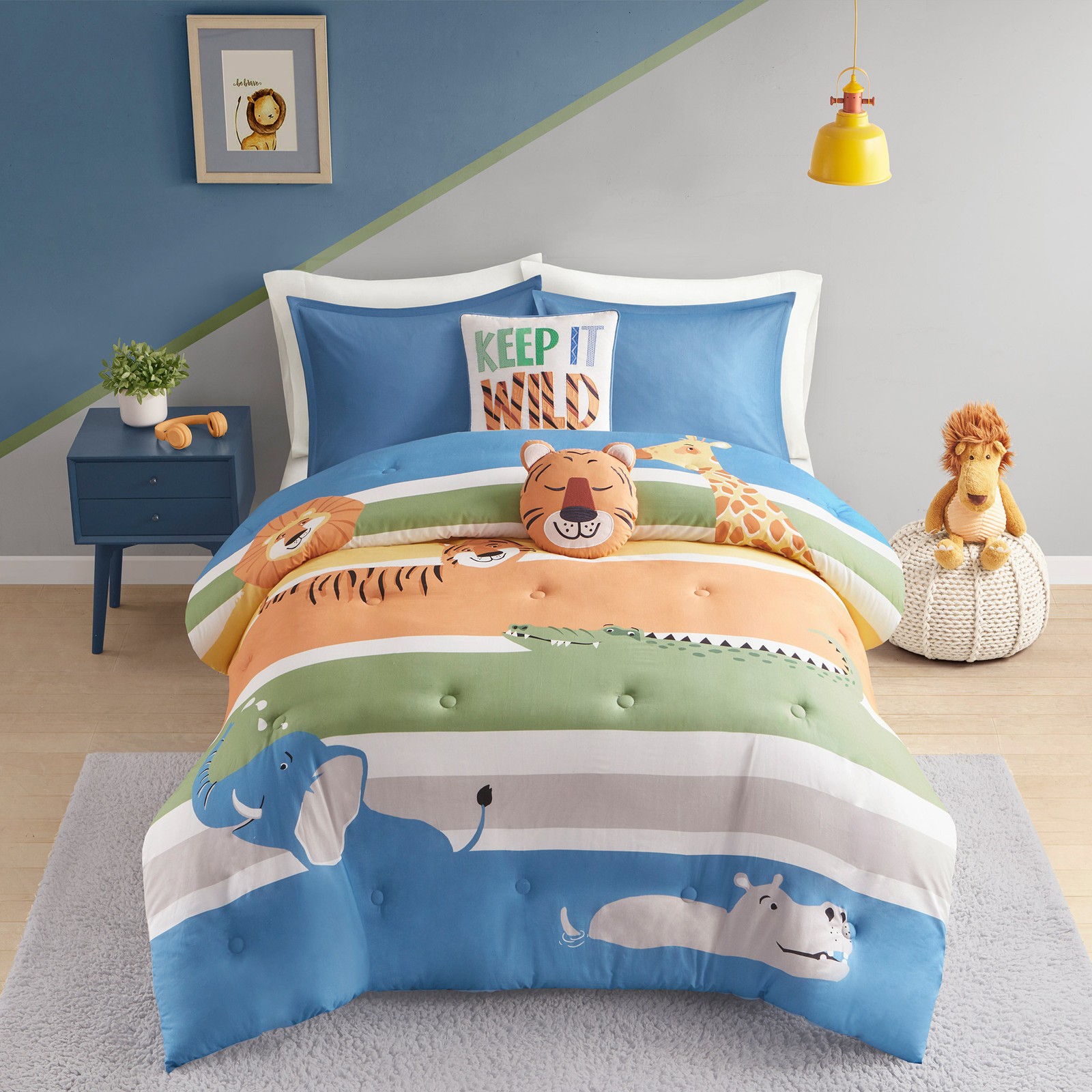 Urban Habitat Kids - Comforter Set  Double Blue