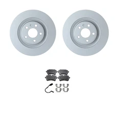 Zimmerman Rear Rotors Akebono Euro Disc Brake Pads Kit For A6 A7 Quattro S6 S7
