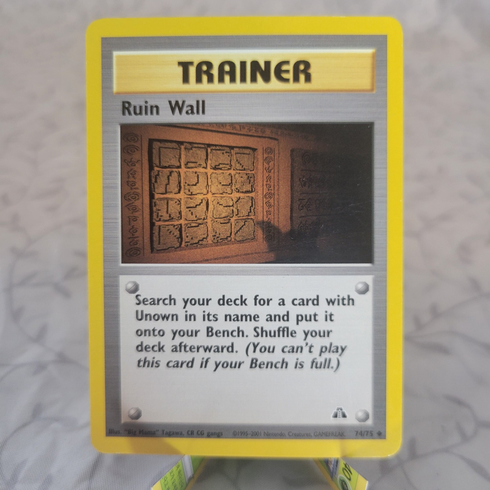 Ruin Wall 74/75 - Neo Discovery - Uncommon - Pokemon Card TCG