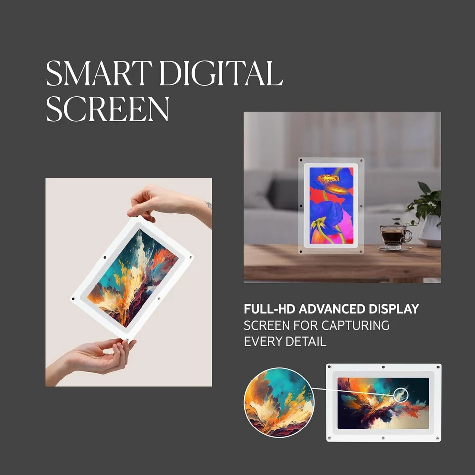 Canvia Kinetic Digital Art Smart Picture Frame Full HD Video 7" 1500mAh 1080p - Image 3 of 4