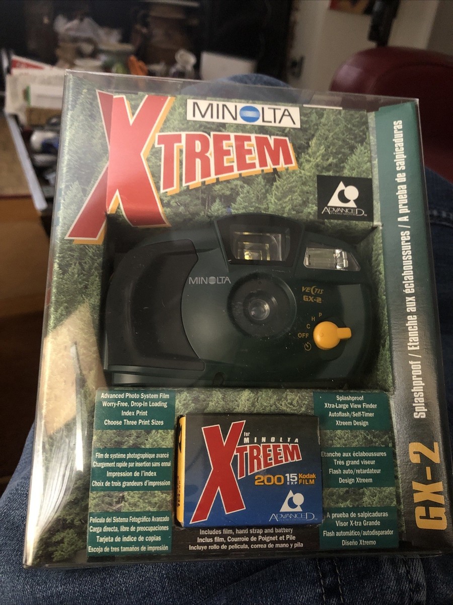 Minolta GX-2 APS Point & Shoot Film Camera, New In Unopened Box