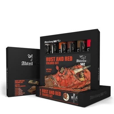 AK Interaktives Rost und Rot Farben Set