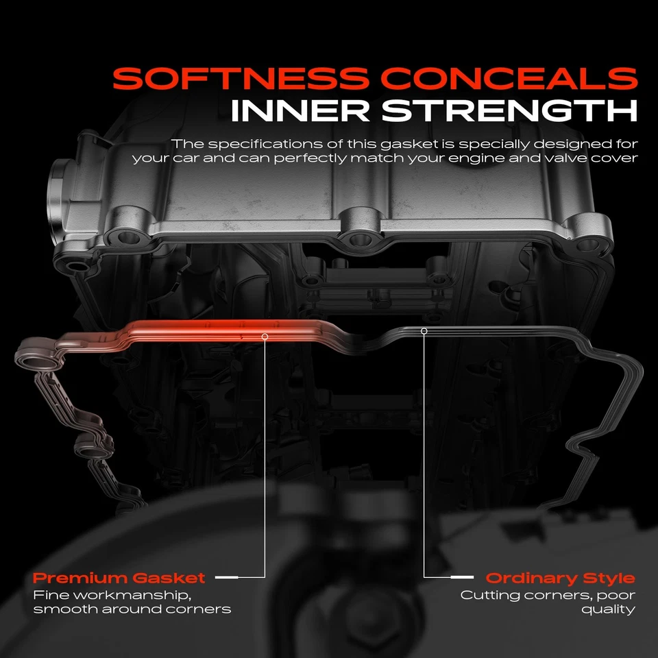 Conjunto de junta de tampa de válvula de motor para Chrysler LHS Concorde Dodge Intrepid 1993-1997 - Imagem 4 de 4