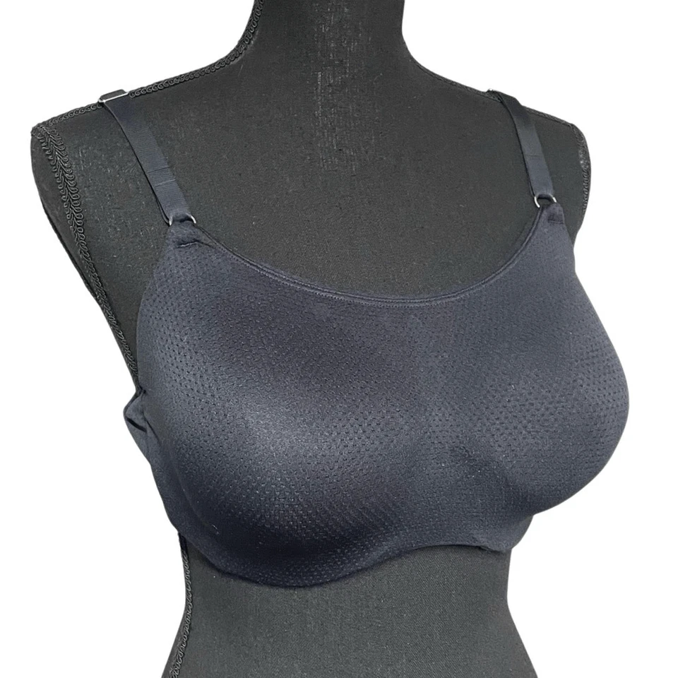 Sujetador Cami Convertible Transpirable Negro Fruit of the Loom Foto 2 de 4