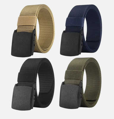 Men s Tactical Canvas Belt Metal Free Nylon Casual Sports Jeans Belt Unisex