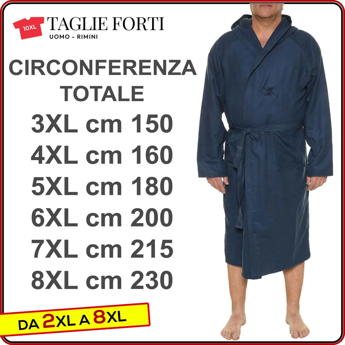 TORO ROCCO Accappatoio Uomo Con Cappuccio – Morbido In Flanella Pile, Lungo, Caldo