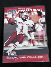 1990 Pro Set FACT Cincinnati - Pro Bowl Warren Moon #359