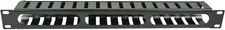 Adastra 1U Cable Management Channel Shelf for Server and Rack mount Cabinets