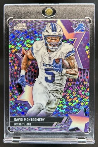 2025 Topps Cosmic Chrome David Montgomery Base (RAW)