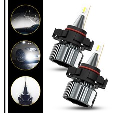 AUXITO 5202 LED Fog Light Bulb Front 6500K For GMC Sierra 3500/2500 2010-2018 HD