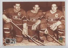 1991-92 Pro Set Maurice Richard Elmer Lach Toe Blake #337 HOF 0a1