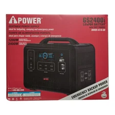 A-iPower Portable Power Station 2400-Watt Peak LiFePO4 Battery With Rapid Charge