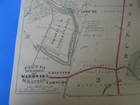 ORIGINAL 1877 DUNMORE / SCRANTON WARDS 1&2 - PLATE (MAP) - VERY GOOD — photo 2