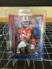 2025 Topps Chrome - Mack Hollins Red White & Blue Refractor Color Match Pats💎