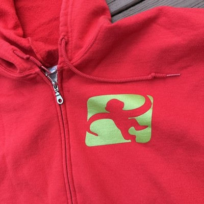 Boulderdash Indoor Rock Climbing Hoodie Men s Large Red Thousand Oaks California