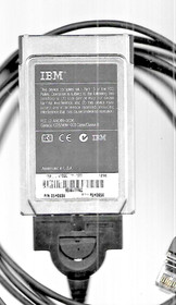 Vintage IBM PCMCIA Turbo 16/4 Token Ring PC Card with Dongle Cable
