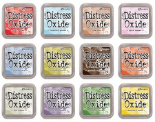 Ranger Tim Holtz Bundle of 12 Distress Oxide Ink Pads - Summer 2018 Colors