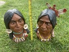 UNIVERSAL STATUARY CORP Large Indian Busts Statue Native American #268 & 269 — photo 8