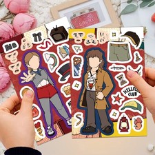 8PCS Cartoon New Movies Strang Stickers Cartoon Waterproof Graffiti Vinyl Decal