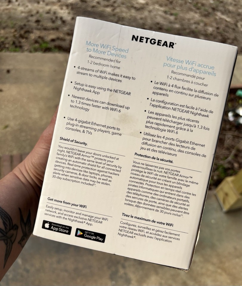 NETGEAR WiFi 6 Router (RAX5) – Security Features, AX1600 Wireless Speed ...