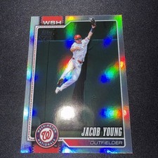 Jacob Young 2026 Topps #210 Rainbow Foil Washington Nationals
