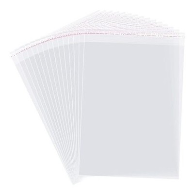 Clear Resealable Cellophane Plastic Bags for Packaging Shirts, Clothing and