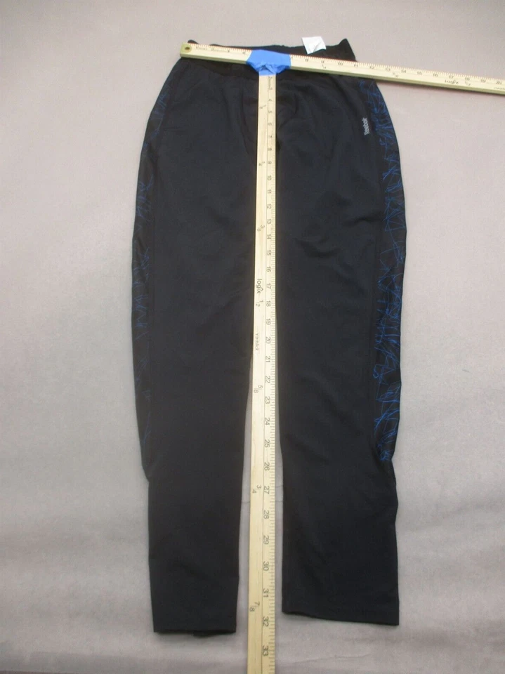 Pantalones deportivos REEBOK talla XL (18-20) para niñas NEGROS cintura elástica cremallera bolsillo 161 Foto 2 de 4