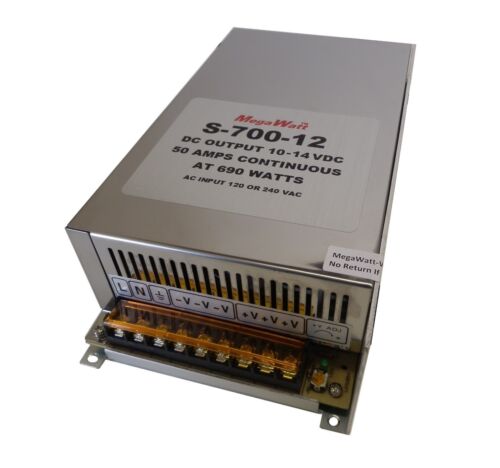 50 Amp Power Supply Stack to 100 Amps or more 9-14VDC HAM CB Radio MegaWatt® 12 - Photo 1 sur 5