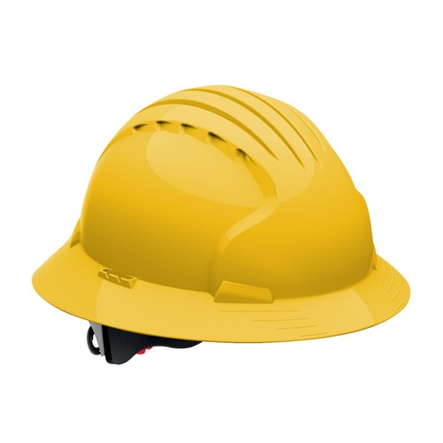 Evolution Deluxe 6161 Vented Full Brim Hard Hat w/ 6 Pt Ratchet Adjustment - Picture 10 of 10