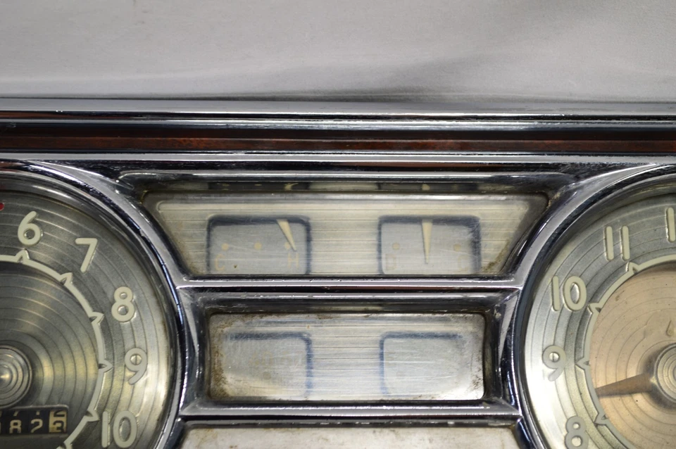 1948 1949 1950 Packard Painel OEM Deluxe Oito Painel de Medidor Super Padrão - Imagem 3 de 4