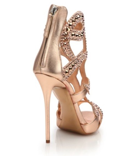 Verano Mujeres Sexy Tacones Delgados Tacones Altos Sandalias Banquete Fiesta Zapatos Estrás - Imagen 4 de 17